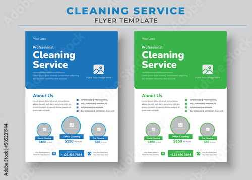 Cleaning Services Flyer Template, Professional Cleaning Services, Best Cleaning Services