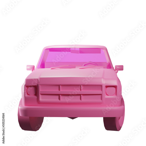 pink car PNG