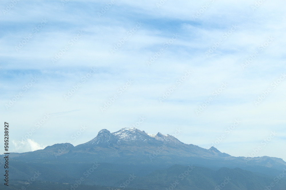 volcan Iztaccíhuatl en México