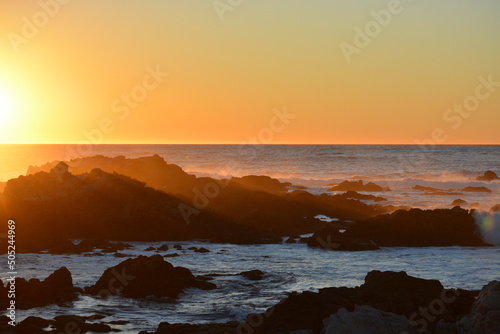 Sunset on beach