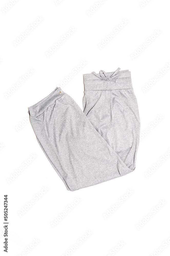 women's pants on white background women's pants on white background