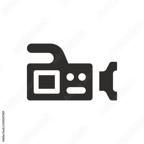 Hand video camera icon