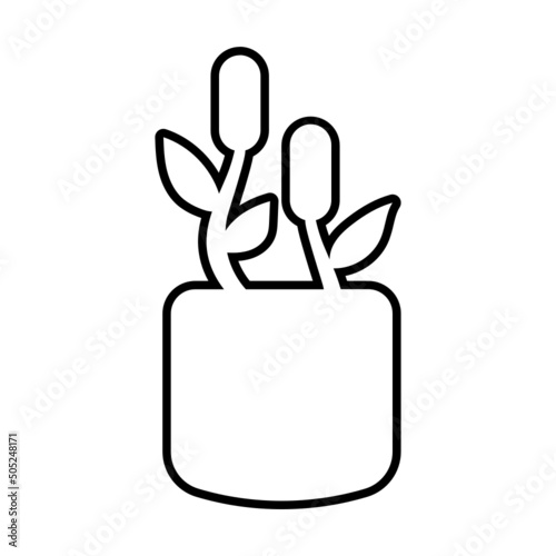 potted plant ouline icon