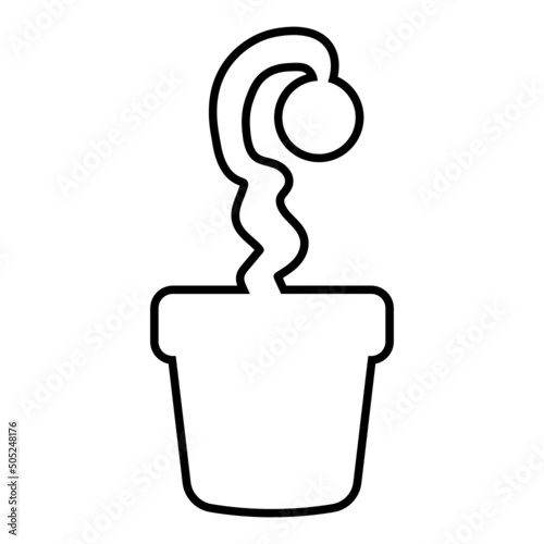 potted plant ouline icon