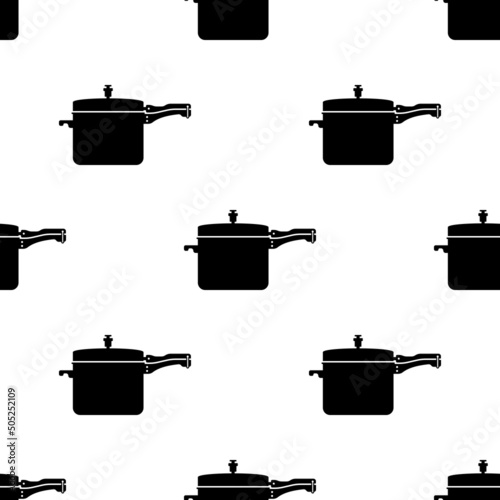 Pressure Cooker Icon Seamless Pattern M_2205001