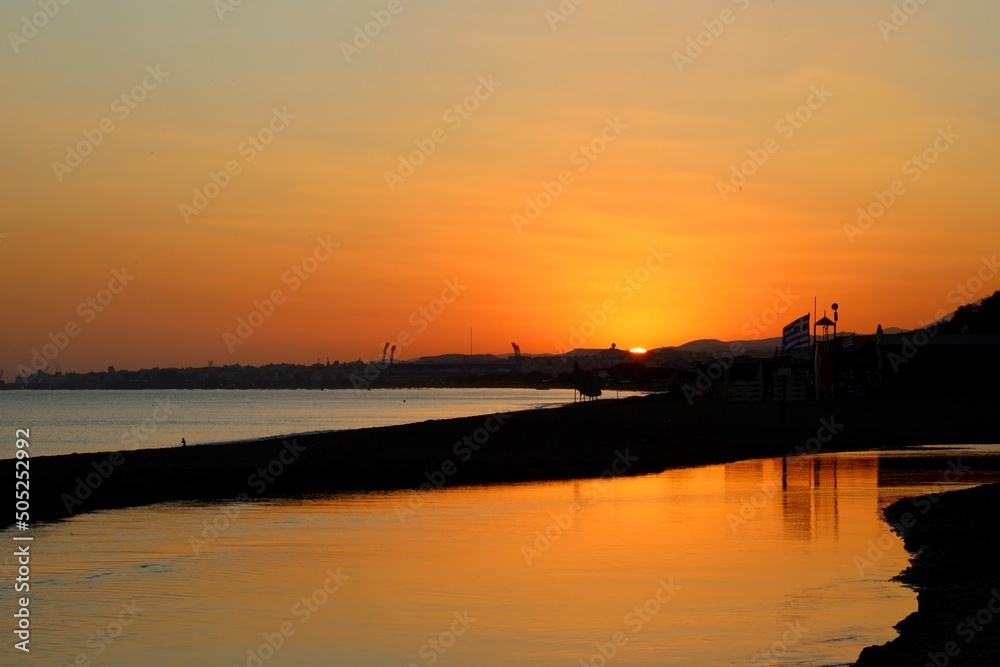 creta sunrise ocean