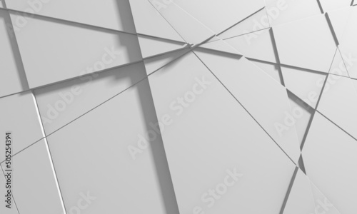 White Geometric Poligon Abstract Background