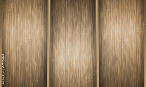 Dark brown wooden texture. Abstract vector wood background.