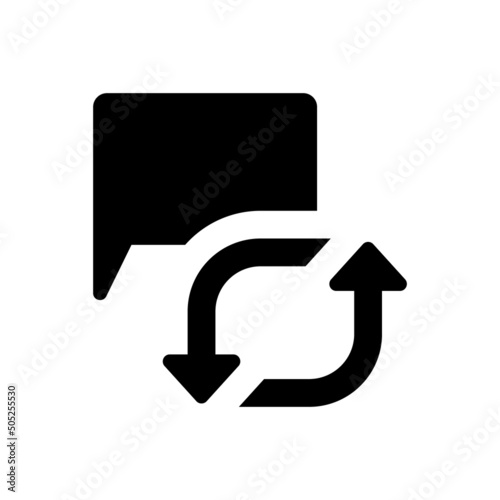 Social media repost icon