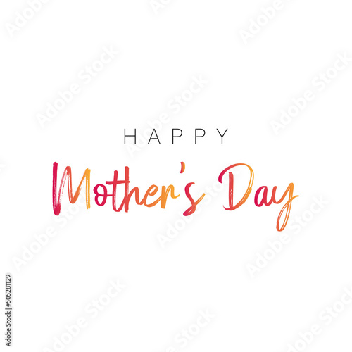 Happy Mother's Day. Vector illustration