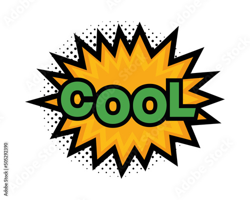 comics speech bubble coool
