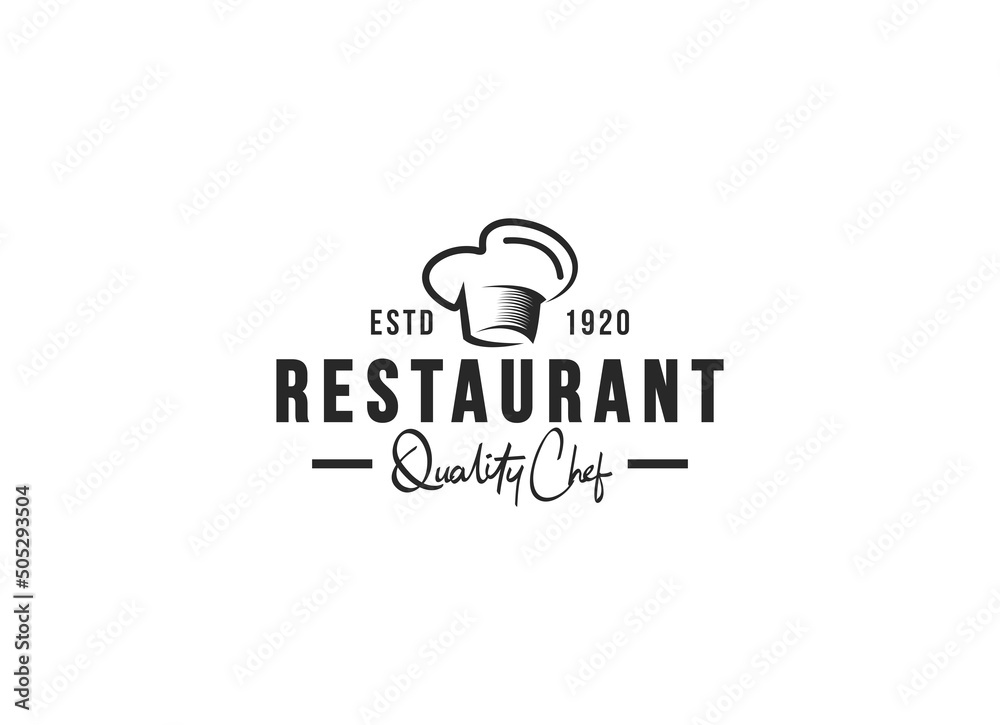 Obraz premium Cooking and Modern Restaurant, dining Restaurant logo Design