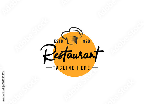 Cooking and Modern Restaurant, dining Restaurant logo Design