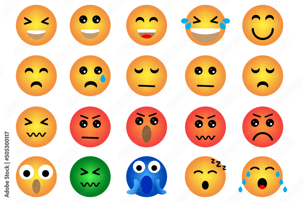 Smiley emoji, great design for any purposes. Sad face. Happy face. Vector illustration. stock image. Smiley emoji, great design for any purposes. Sad face. Happy face. Vector illustration. stock image.