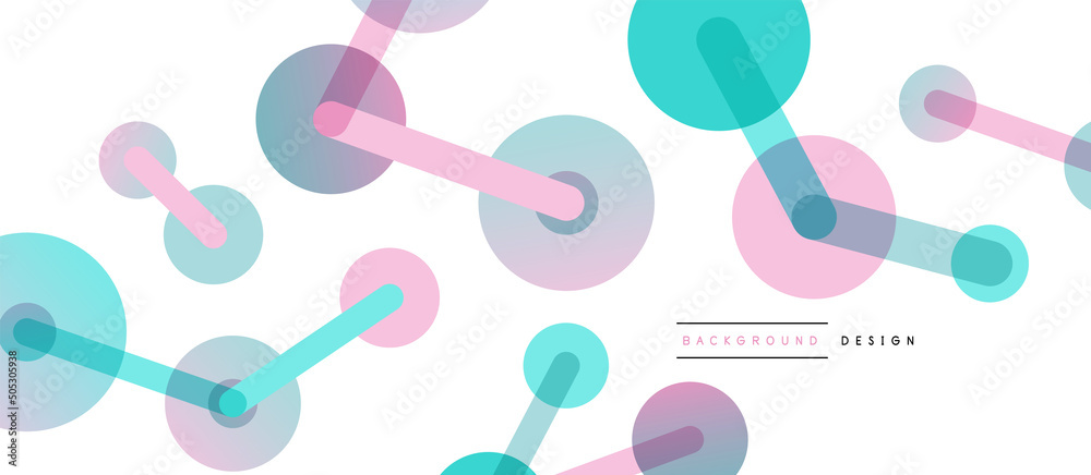 Line points connections geometric abstract background. Circles connected by lines. Trendy techno business template for wallpaper, banner, background or landing Line points connections geometric abstract background. Circles connected by lines. Trendy techno business template for wallpaper, banner, background or landing
