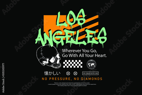 Creative urban streetwear apparel vector design