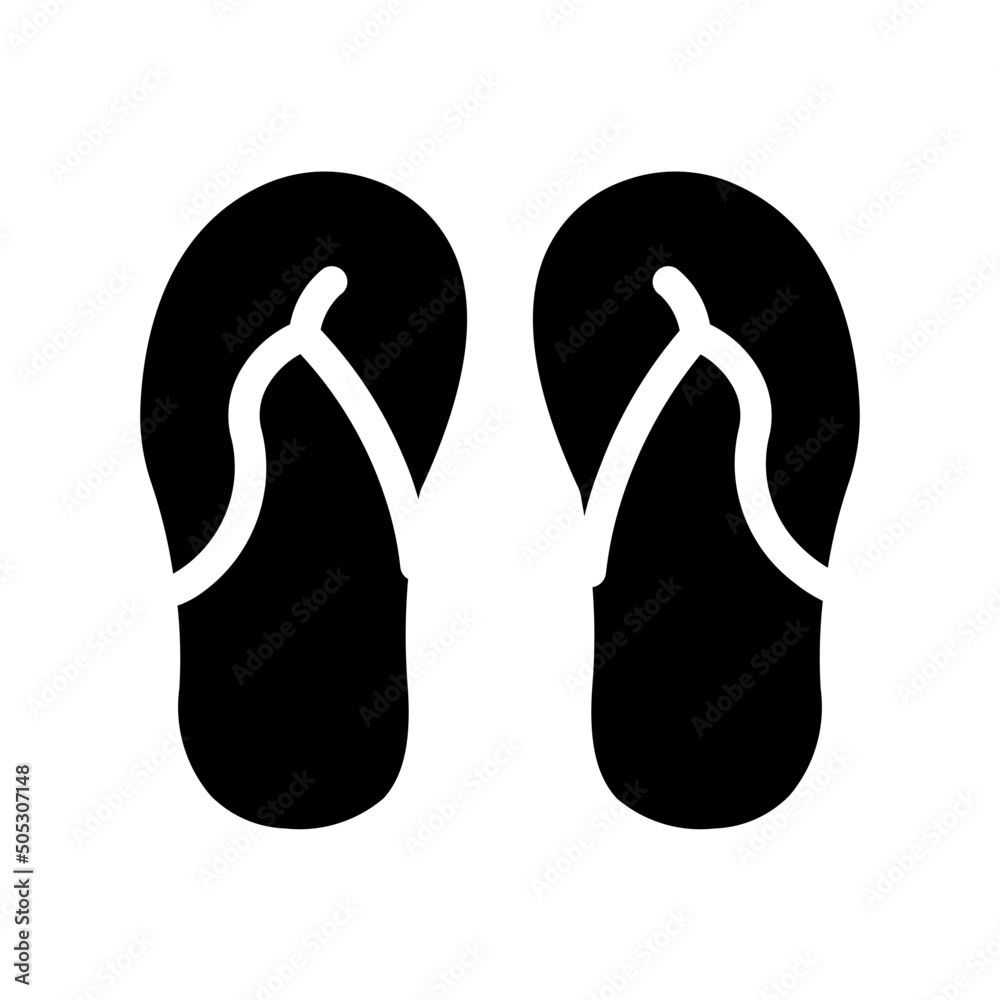 slippers glyph icon slippers glyph icon