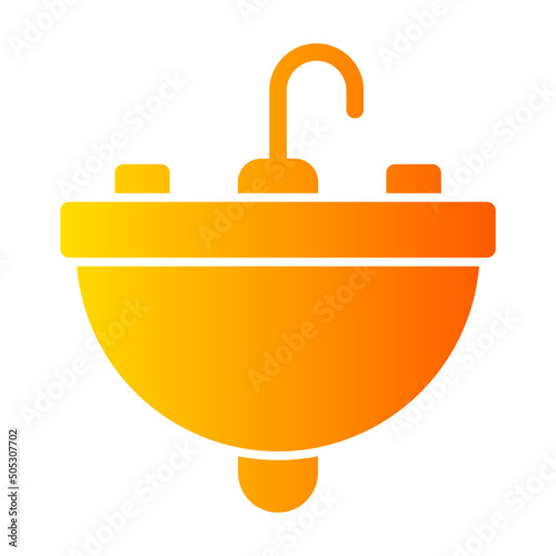 washbasin gradient icon