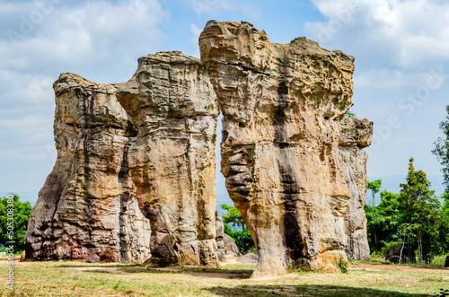 Mor Hin Khao or Stone Henge of Thailand at Phu Laenkha National Park © Kobchai M.