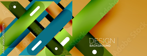 Background overlapping lines. Dynamic lines abstract wallpaper. Straight lines composition vector illustration for wallpaper banner background or landing page