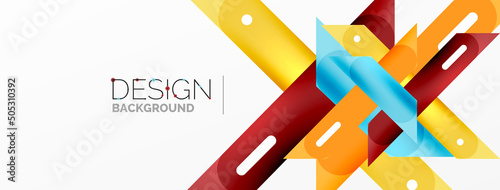 Background overlapping lines. Dynamic lines abstract wallpaper. Straight lines composition vector illustration for wallpaper banner background or landing page
