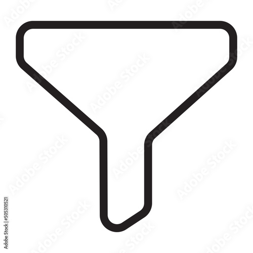 filter line icon