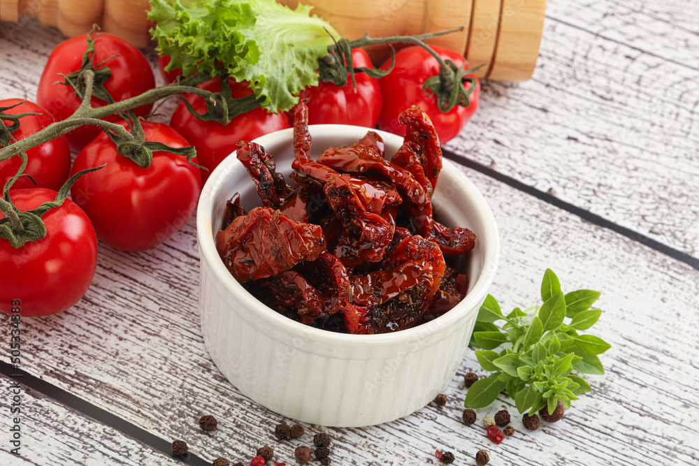 Sun dried tomato with olive oil Sun dried tomato with olive oil