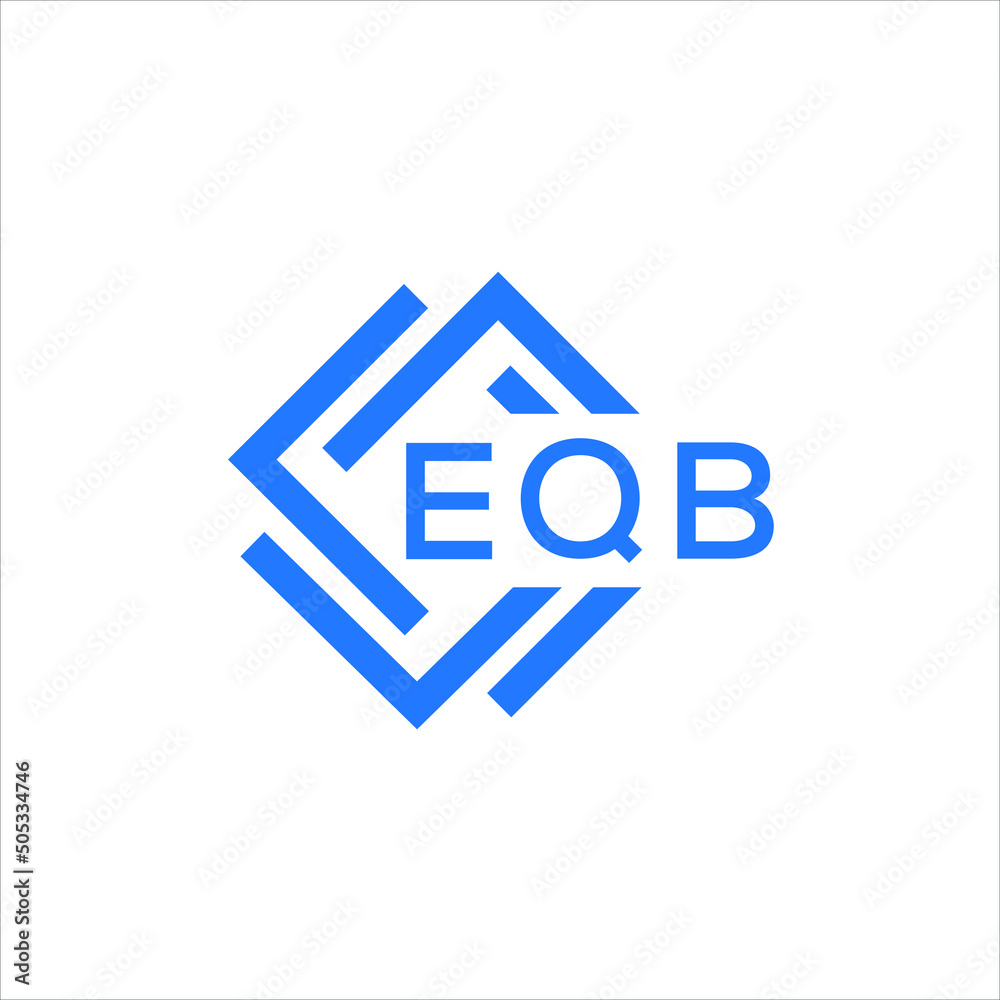 EQB technology letter logo design on white background. EQB creative initials technology letter logo concept. EQB technology letter design. EQB technology letter logo design on white background. EQB creative initials technology letter logo concept. EQB technology letter design.