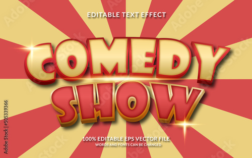 Comedy Show Text Effect