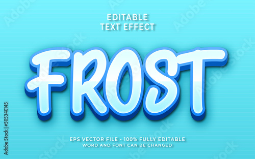 Frost Text Effect