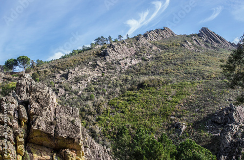 Villuercas rocky ridges, Caceres, Spain photo