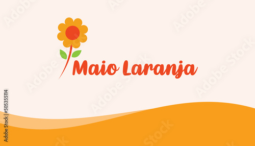 Maio Laranja background