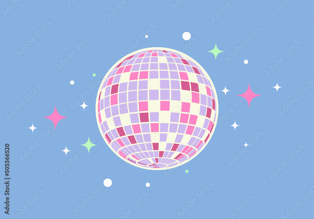 Disco ball Vector icon Disco ball Vector icon Disco ball Vector icon