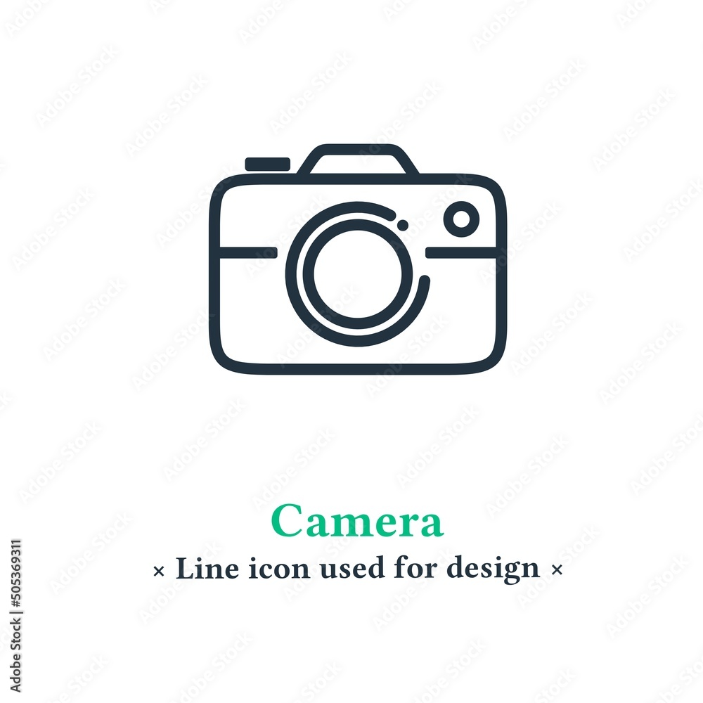 Camera icon isolated on a white background. photo camera symbol for web and mobile apps Camera icon isolated on a white background. photo camera symbol for web and mobile apps