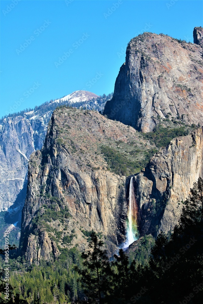 Yosemite Rainbow Waterfall