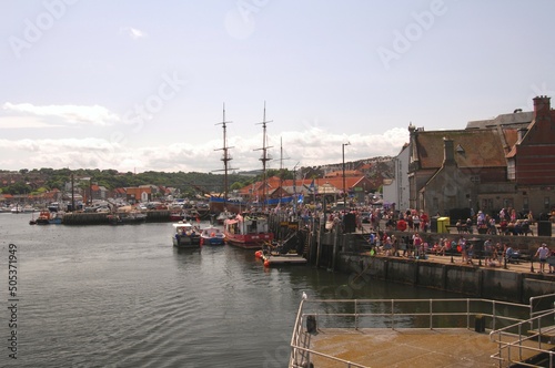 canal,British seaside town of Whitby