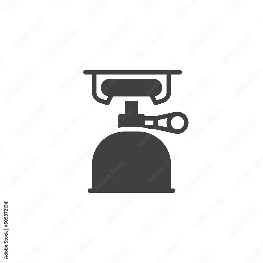 Portable Camping Stove vector icon Portable Camping Stove vector icon