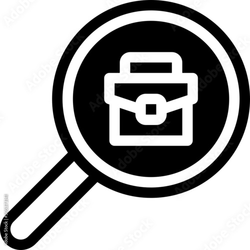 employment glyph icon