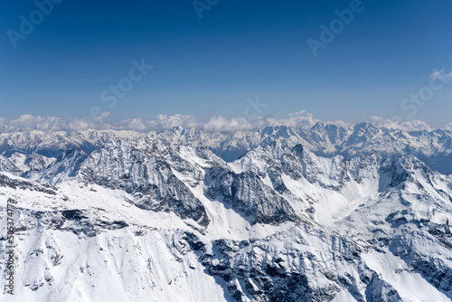 Mara peak range under spring snow, Italy © hal_pand_108