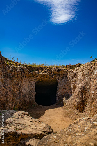 Necropoli di Anghelu Ruju, comune di Alghero, città metropolitana di Sassari, Sardegna photo