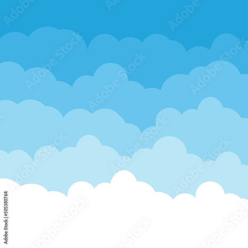 Clouds on blue sky background.Blue sky background with clouds