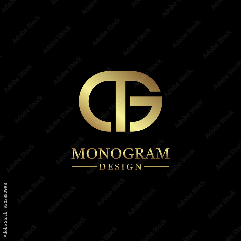 Minimalist Luxury MG Letter Monogram Logo Design. Minimalist Luxury MG Letter Monogram Logo Design.