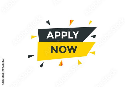Apply now button. Apply now template for website. Apply now icon flat style  © creativeKawsar