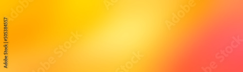 Billede på lærred Wide beautiful gradient background and smooth and texture, used for poster, banner, template rich yellow orange
