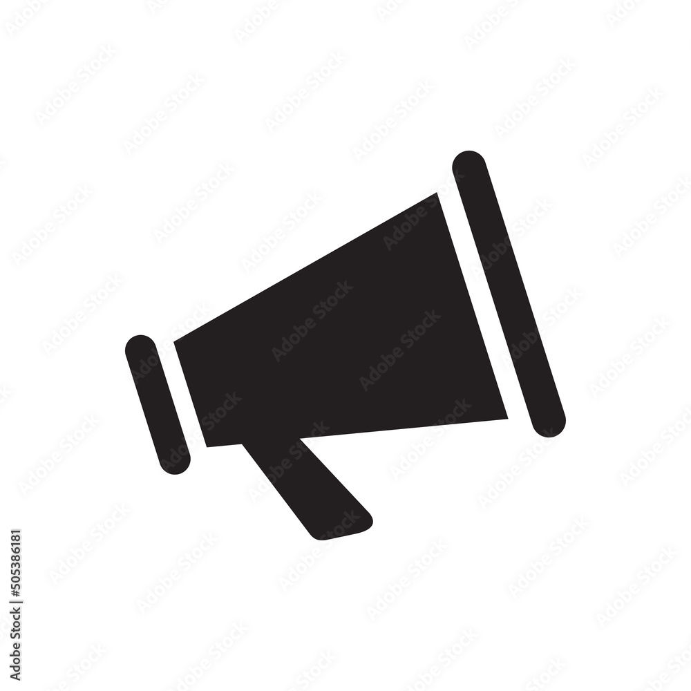 Megaphone icon vector design illustration Megaphone icon vector design illustration
