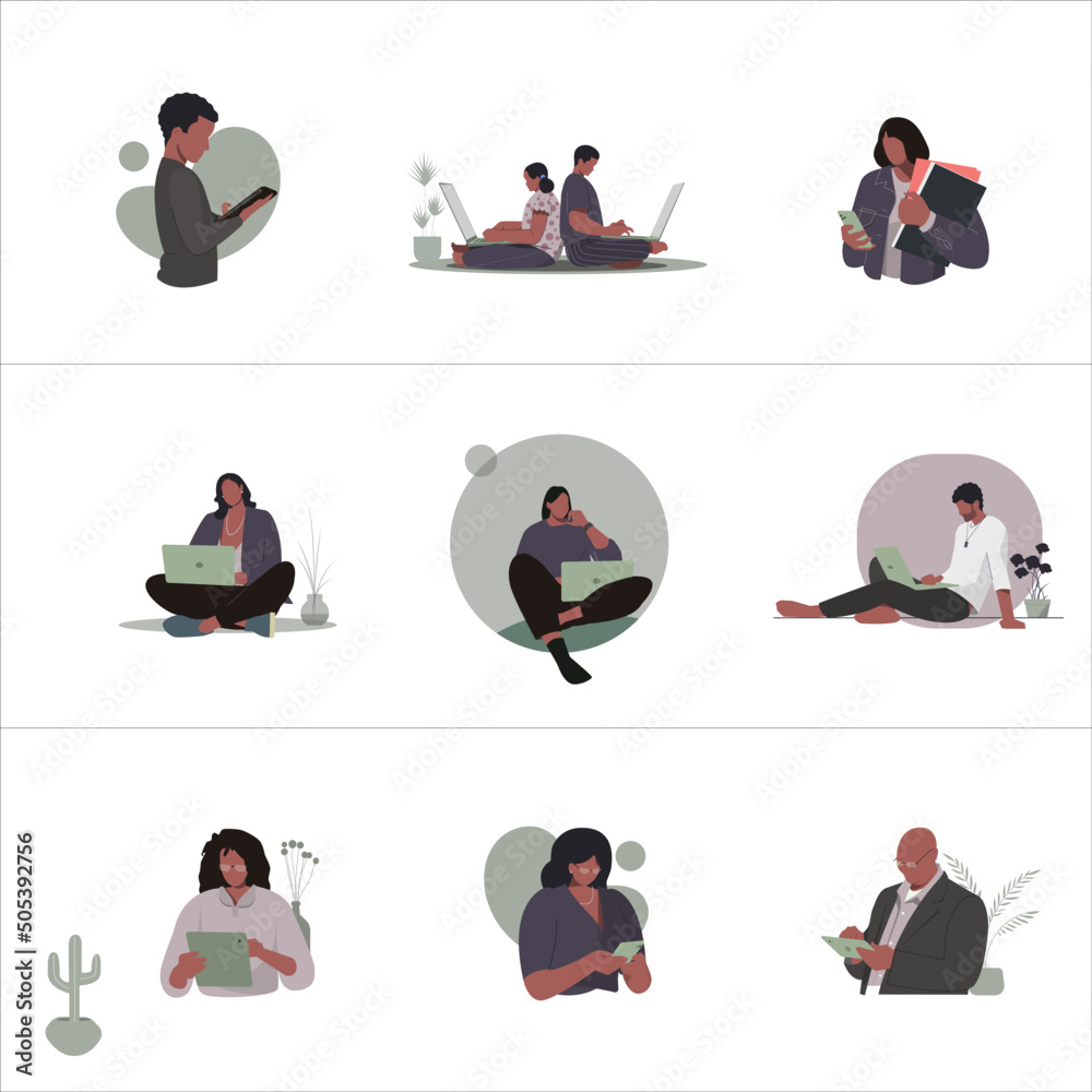 people using tech devices people using tech devices