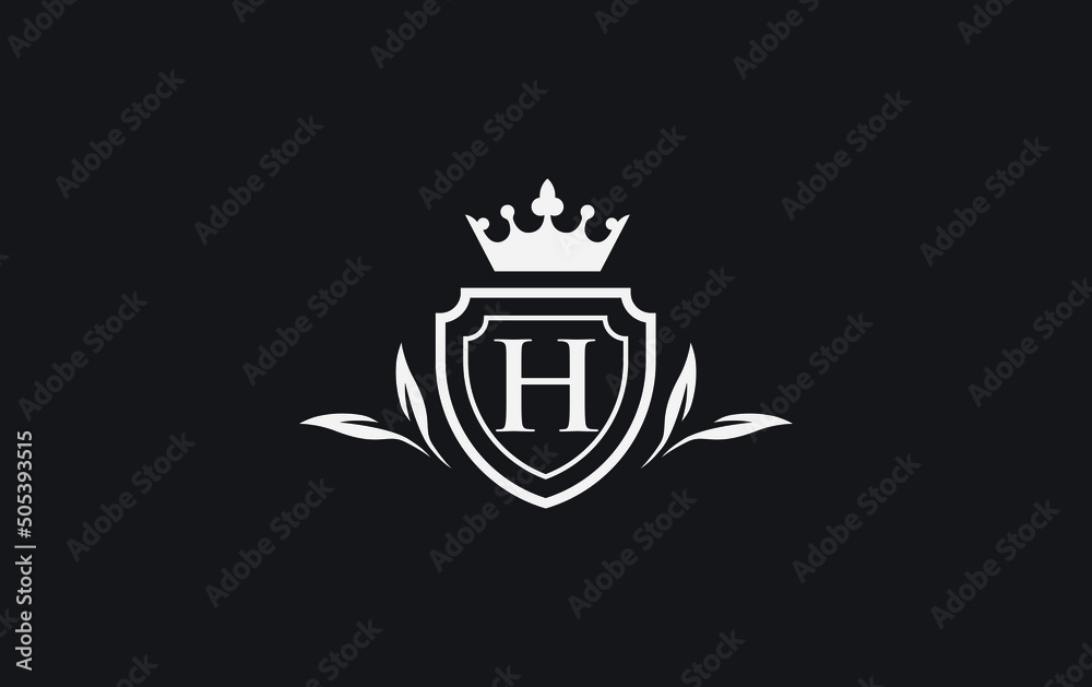Crown and shield icon and royal luxury symbol vector. King and queen abstract geometric logo with letters and alphabets vector Crown and shield icon and royal luxury symbol vector. King and queen abstract geometric logo with letters and alphabets vector