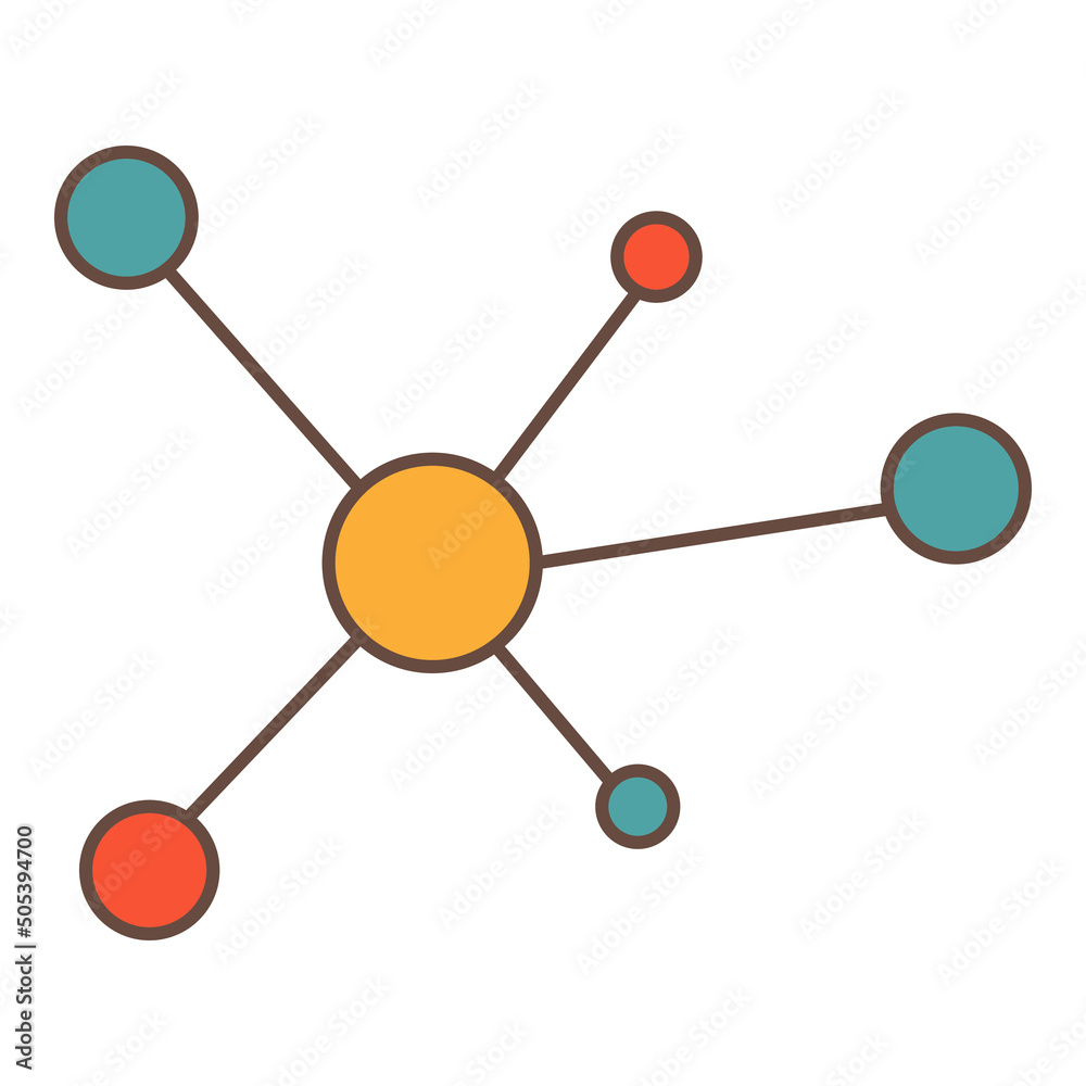 Computer technology communication flat vector icons for social media marketing business and technologies Computer technology communication flat vector icons for social media marketing business and technologies