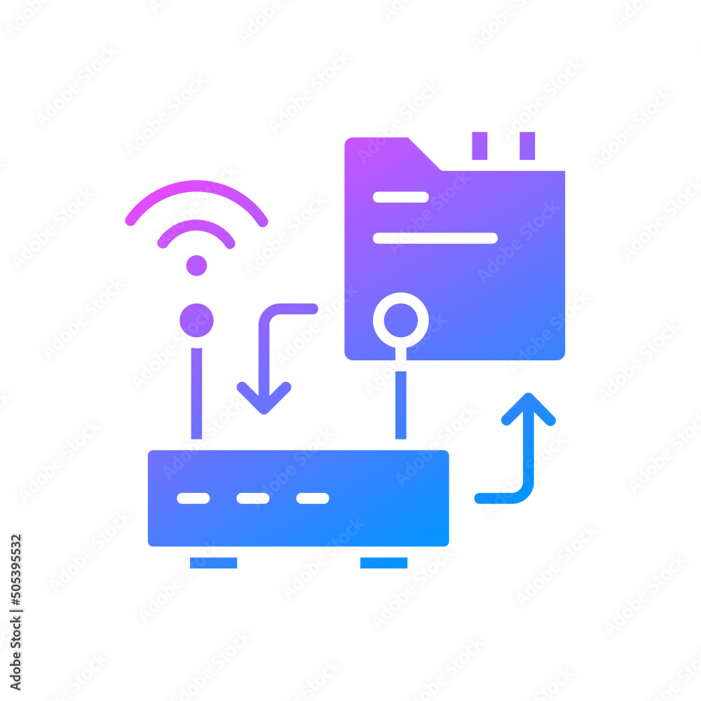 Router device icon Router device icon