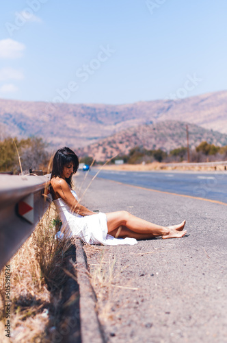 Woman Road Trip Photos